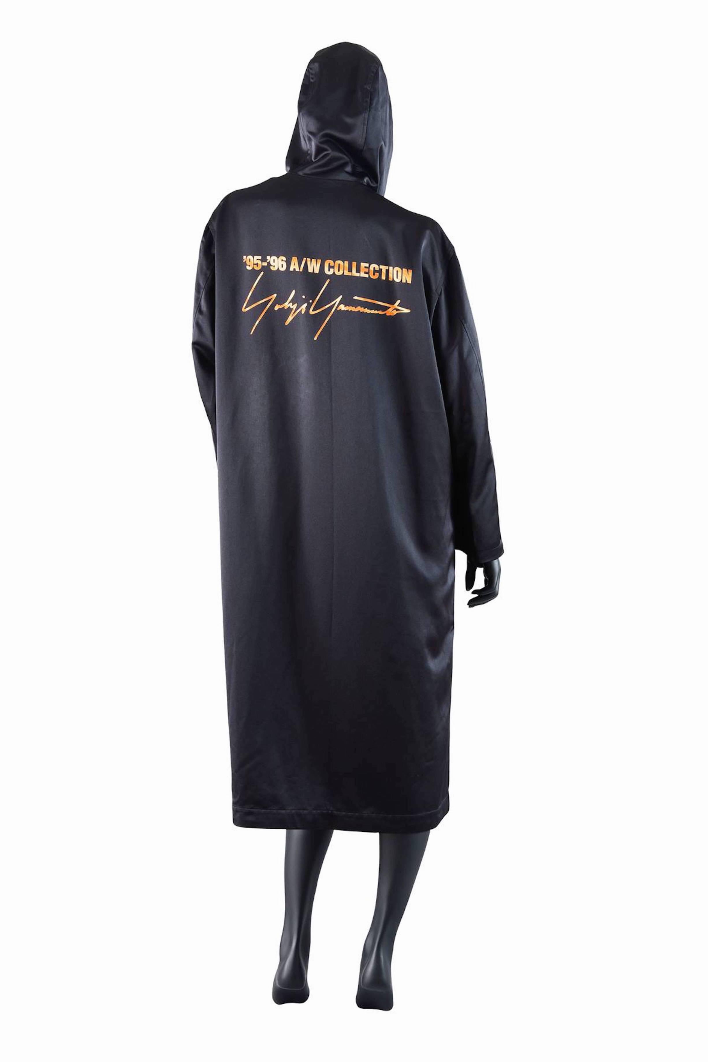 Fall / Winter 1994/95 Yohji Yamamoto Runway Staff Uniform Coat In Excellent Condition For Sale In London, GB