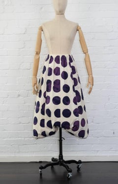 Comme des Garcons 2005 polka dot lower crotch harem trousers pants