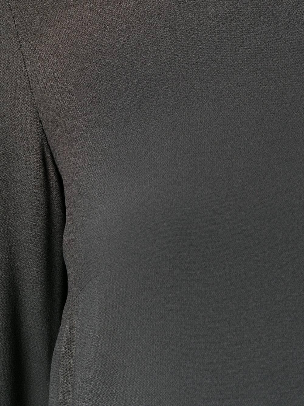 Dark grey dress from Maison Martin Margiela  featuring a round neck, long sleeves and a frayed hem.
Made in Italy.
Composition
Acetate 51%
Composition
Viscose 49%
Washing Instructions:
Dry Clean Only