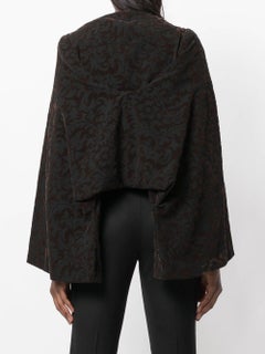 Fall 1996 Comme des Garçons flocked velvet top kimono