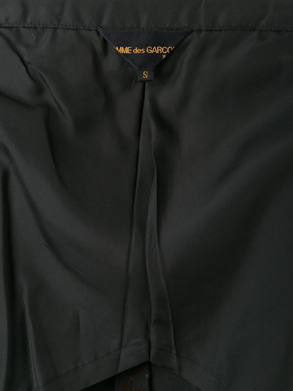 Fall 1996 Comme des Garçons flocked velvet top kimono  In Excellent Condition For Sale In London, GB