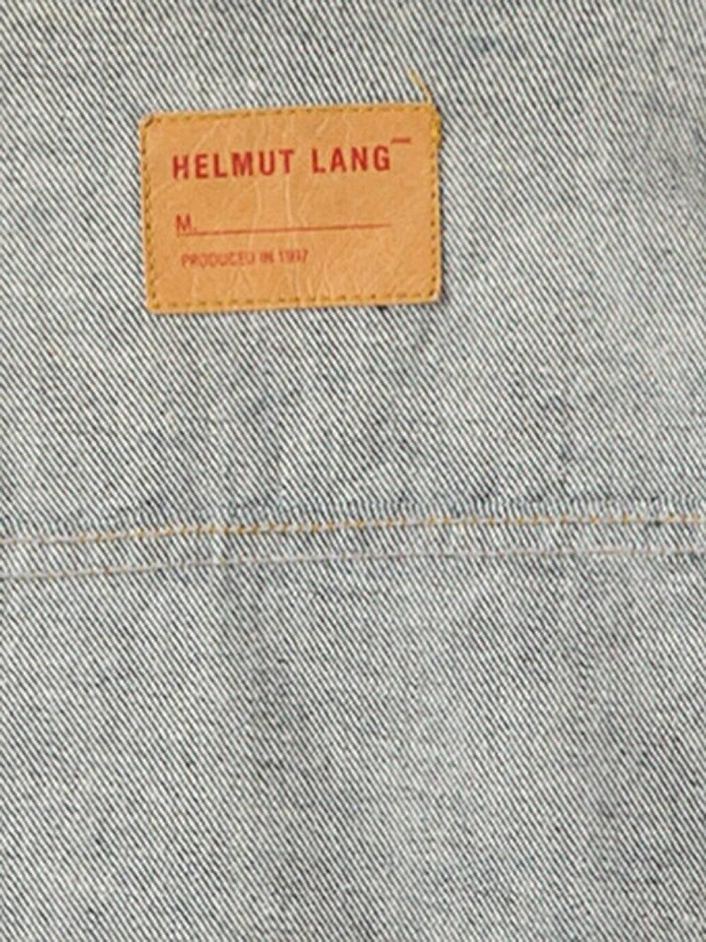 1997 Helmut Lang denim Coat large cuffs In Excellent Condition For Sale In London, GB