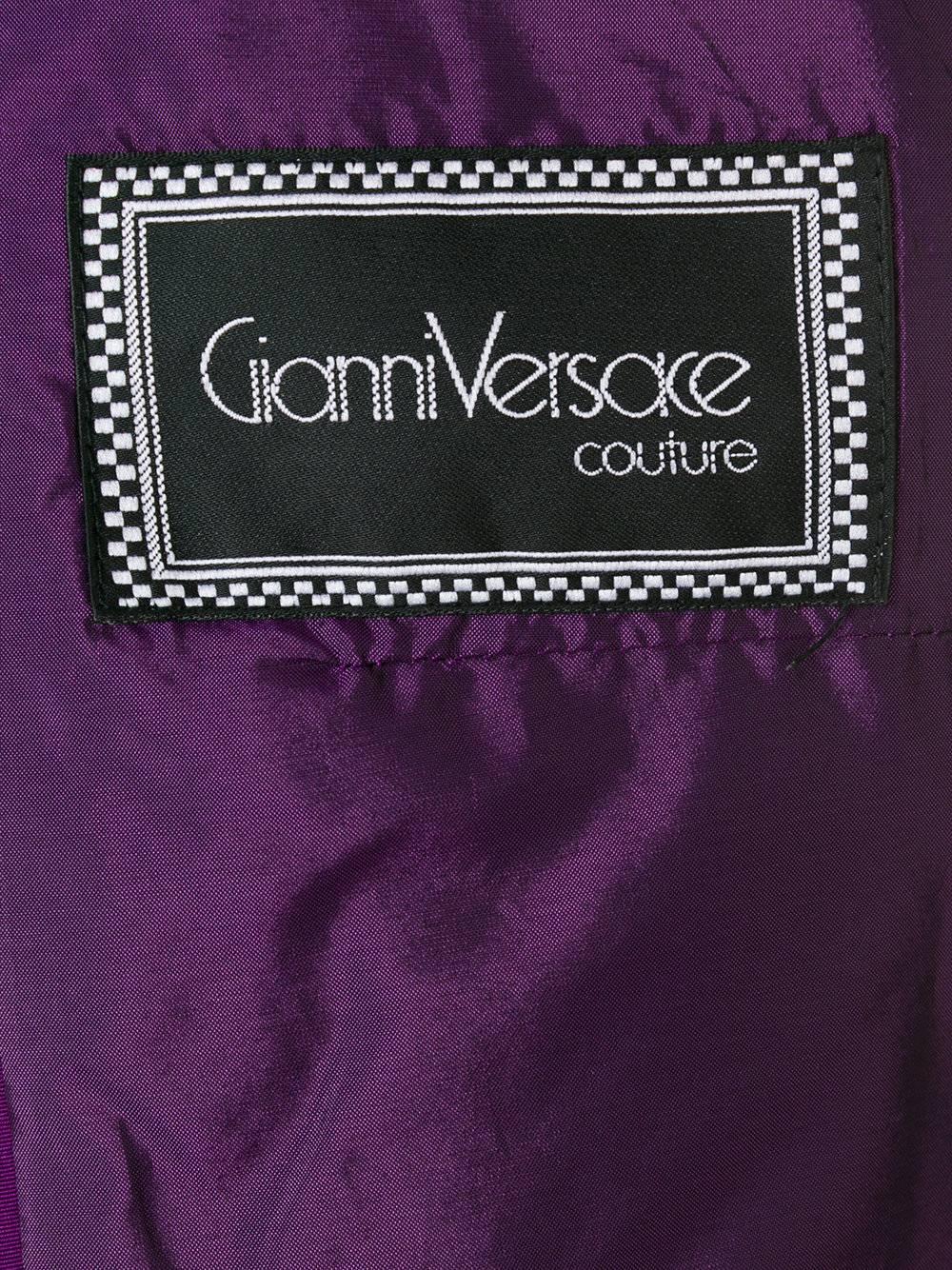 Women's 1990s GIANNI VERSACE rose print jacket For Sale
