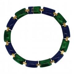 Ciner 1970s Vintage Enamel Necklace 2