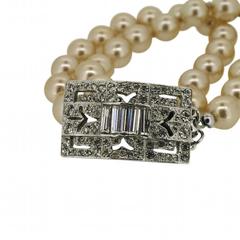 Kenneth Jay Lane 1990s Faux Pearl Vintage Bracelet