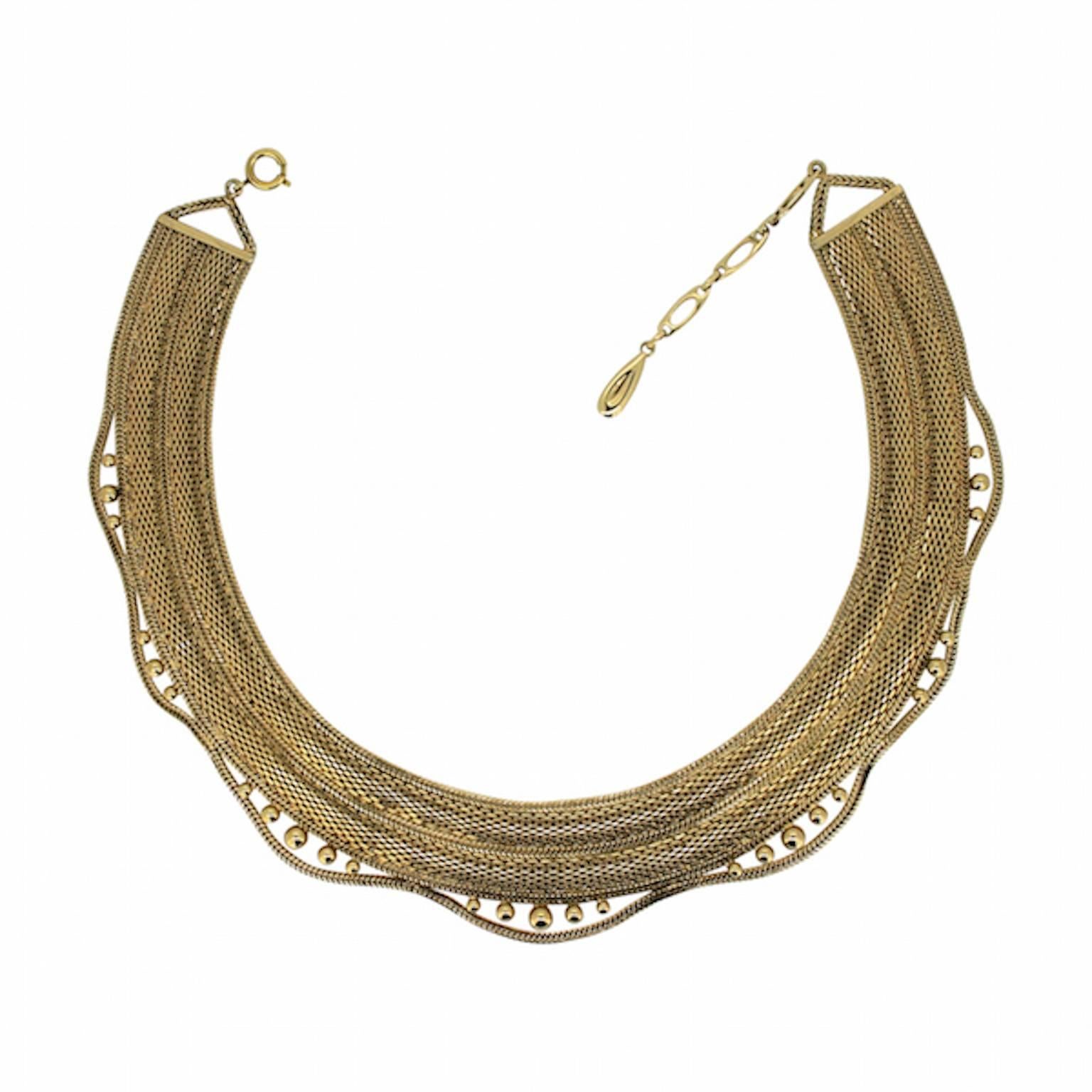 Christian Dior 1950s Vintage Collar Necklace