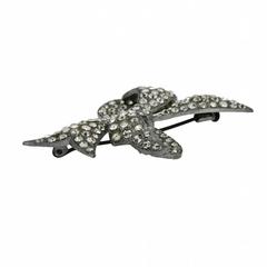 1930s Rhinestone Vintage Bow Brooch