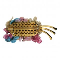 Louis Rousselet 1950s Vintage Brooch