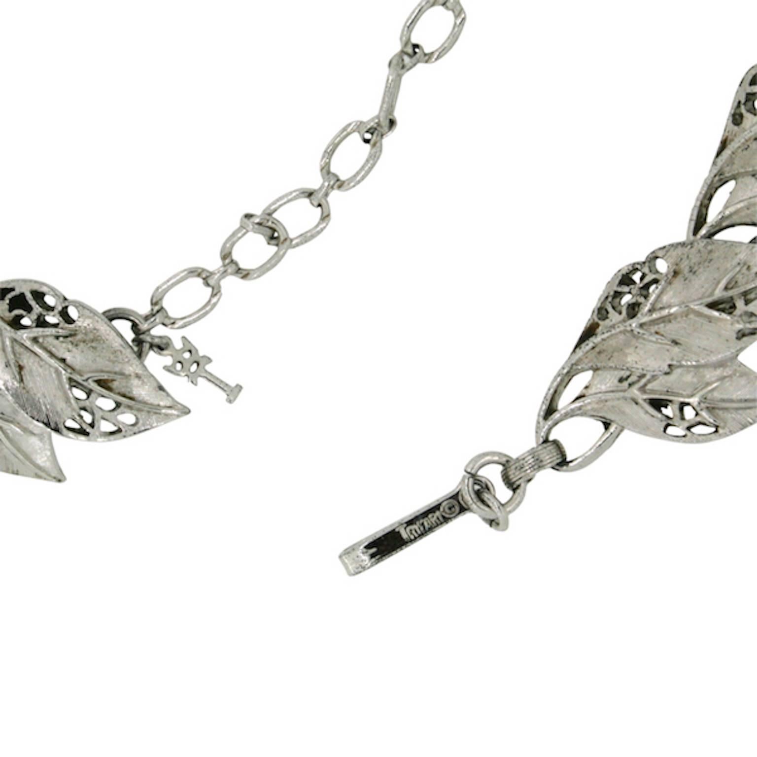 trifari leaf necklace