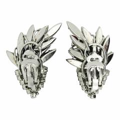 Christian Dior 1968 Vintage Rhinestone Earrings