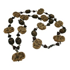 Max Neiger 1920s Egyptian Revival Vintage Necklace