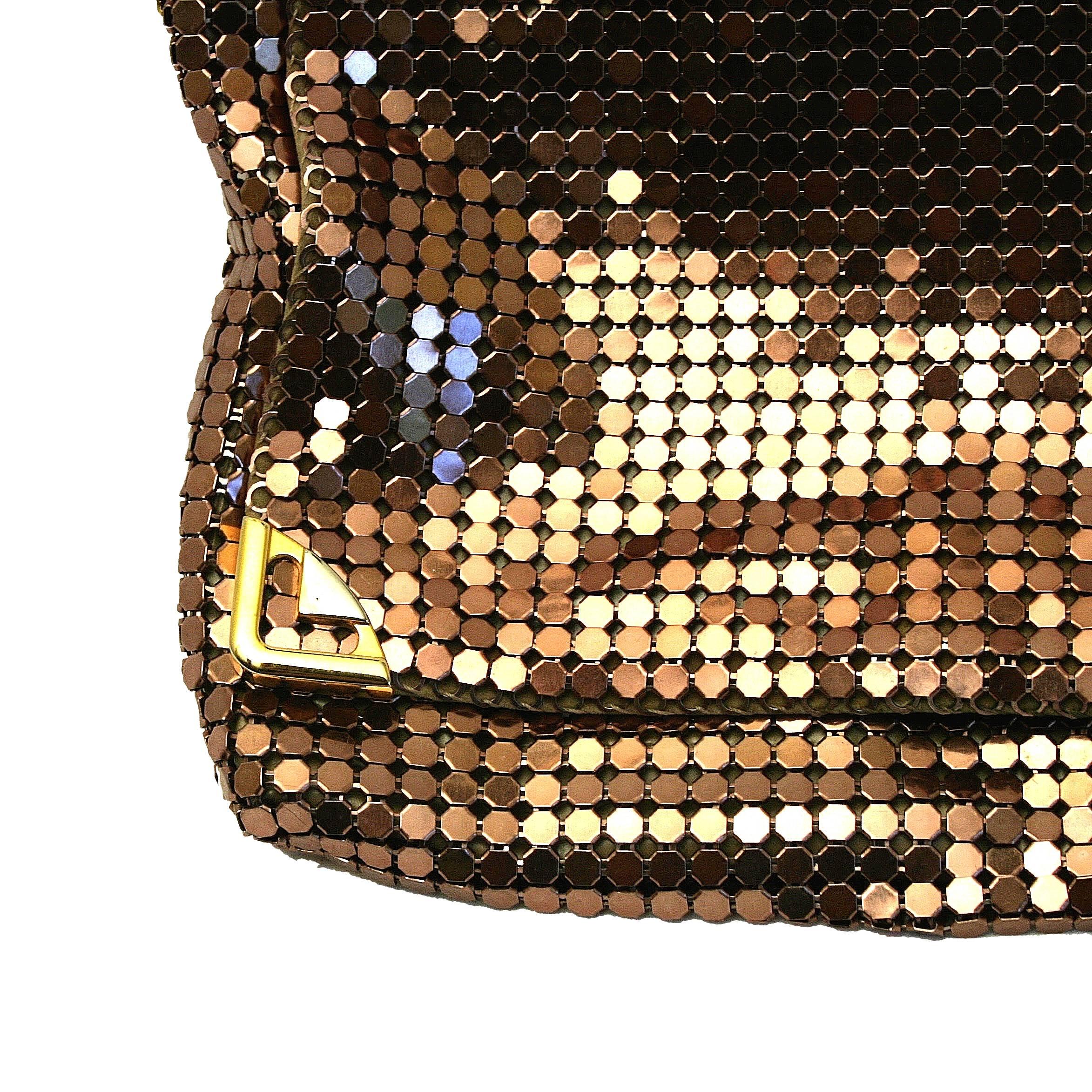 vintage gold glomesh bag