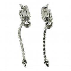 Pennino Brothers 1950s Vintage Rhinestone Statement Earrings