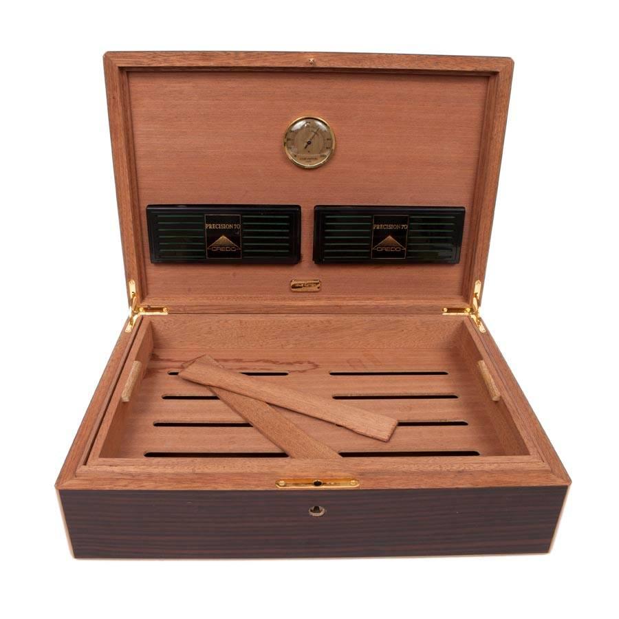 Gray LOUIS VUITTON Cigar Case in mahogany finish in ebony wood