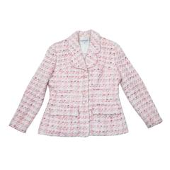 Vintage Chanel Jacket in Pink Tweed 