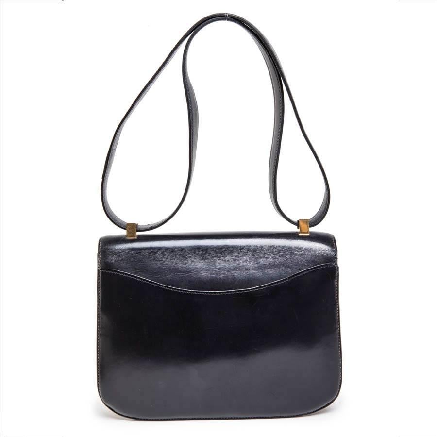 hermes constance navy blue