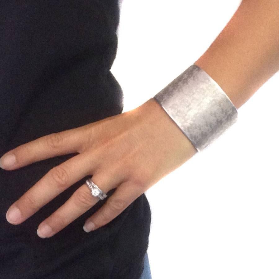 HERMES Cuff in silver sterling 1