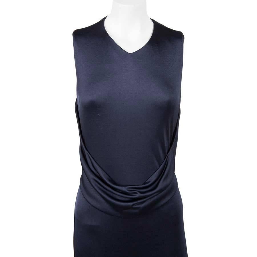 chanel navy blue dress