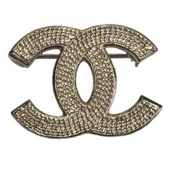Chanel Brooch Gilt Metal 4