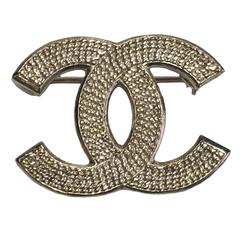 Chanel Brooch Gilt Metal