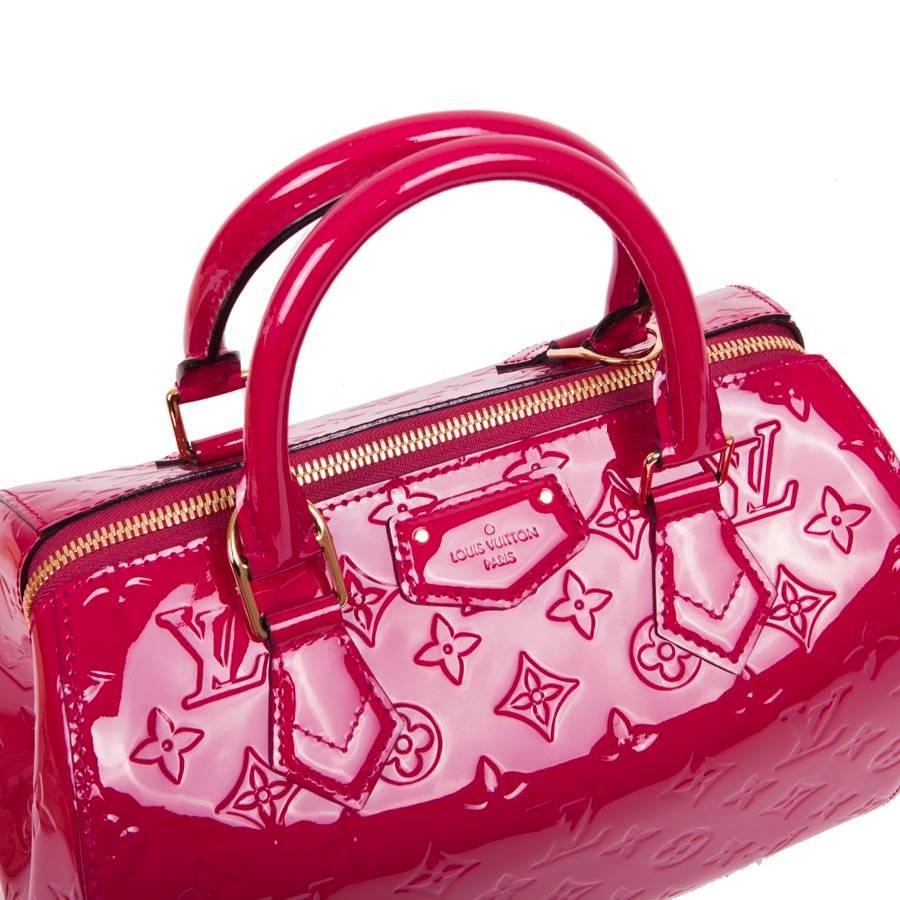 LOUIS VUITTON 'Montana' Model Bag in Patent Indian Pink Leather 3