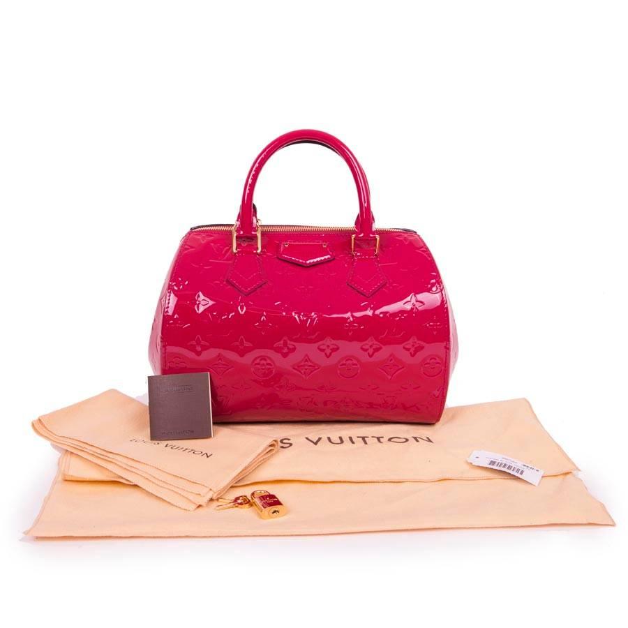 LOUIS VUITTON 'Montana' Model Bag in Patent Indian Pink Leather 5