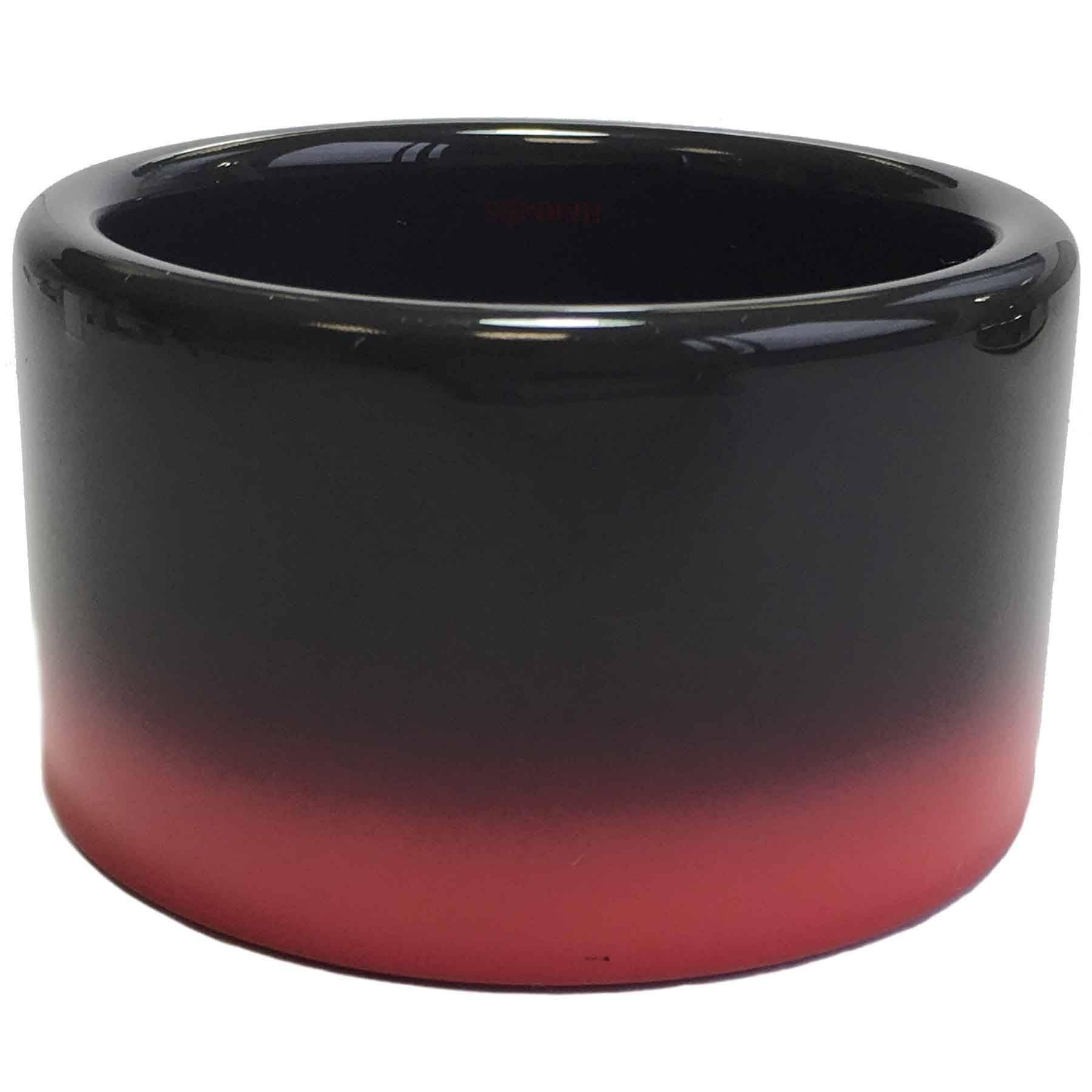 HERMES Bracelet in Red and Gray Lacquered Wood