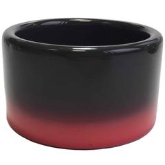 HERMES Bracelet in Red and Gray Lacquered Wood