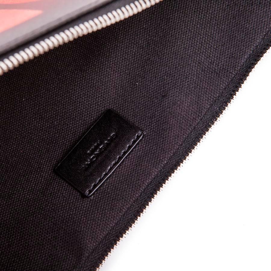 GIVENCHY 'Love' Model Pouch in Black Leather 5