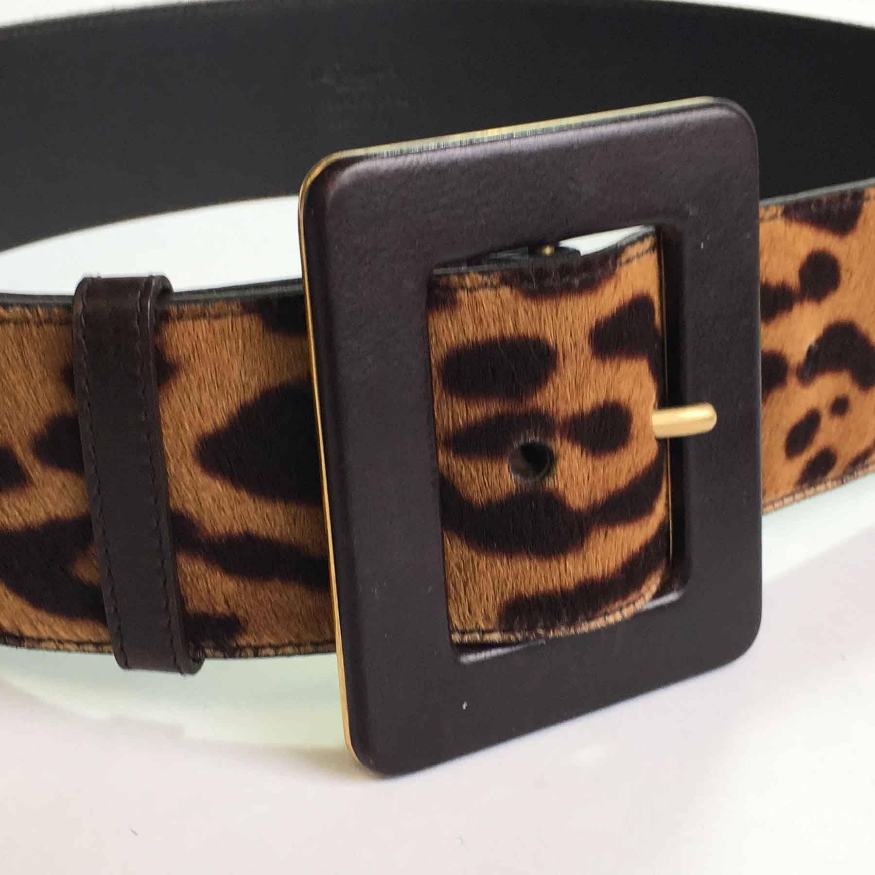 animal print belt