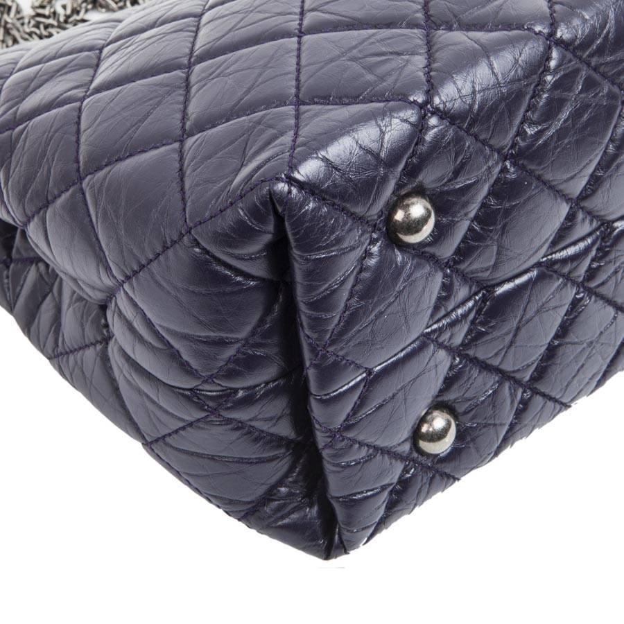 Women's CHANEL Purple Quilted Leather Bag