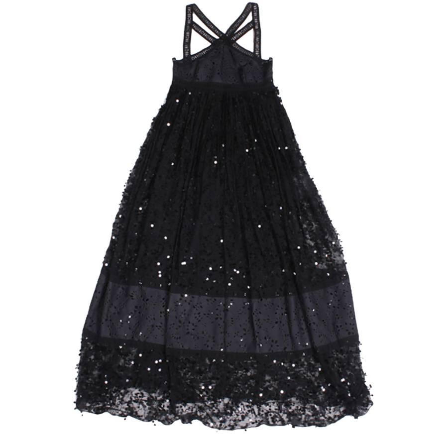 2011 'Saint Tropez' Cruise Kollektion Abendkleid CHANEL Größe 36 FR in Schwarz S im Angebot