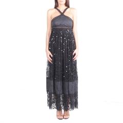 2011 'Saint Tropez' Cruise Collection Evening Dress CHANEL Size 36 FR in Black S