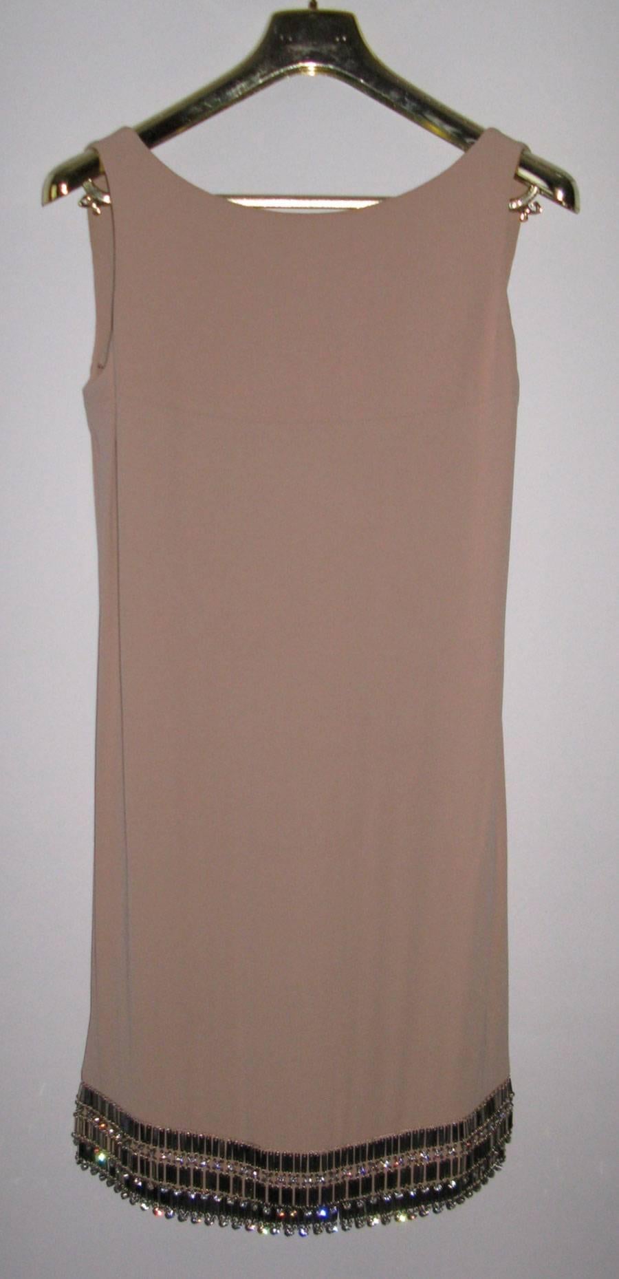 Women's AZZARO Size 38 FR Short Pink Dress For Sale
