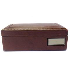 HERMES Vintage Matchbox in Fawn Leather 5