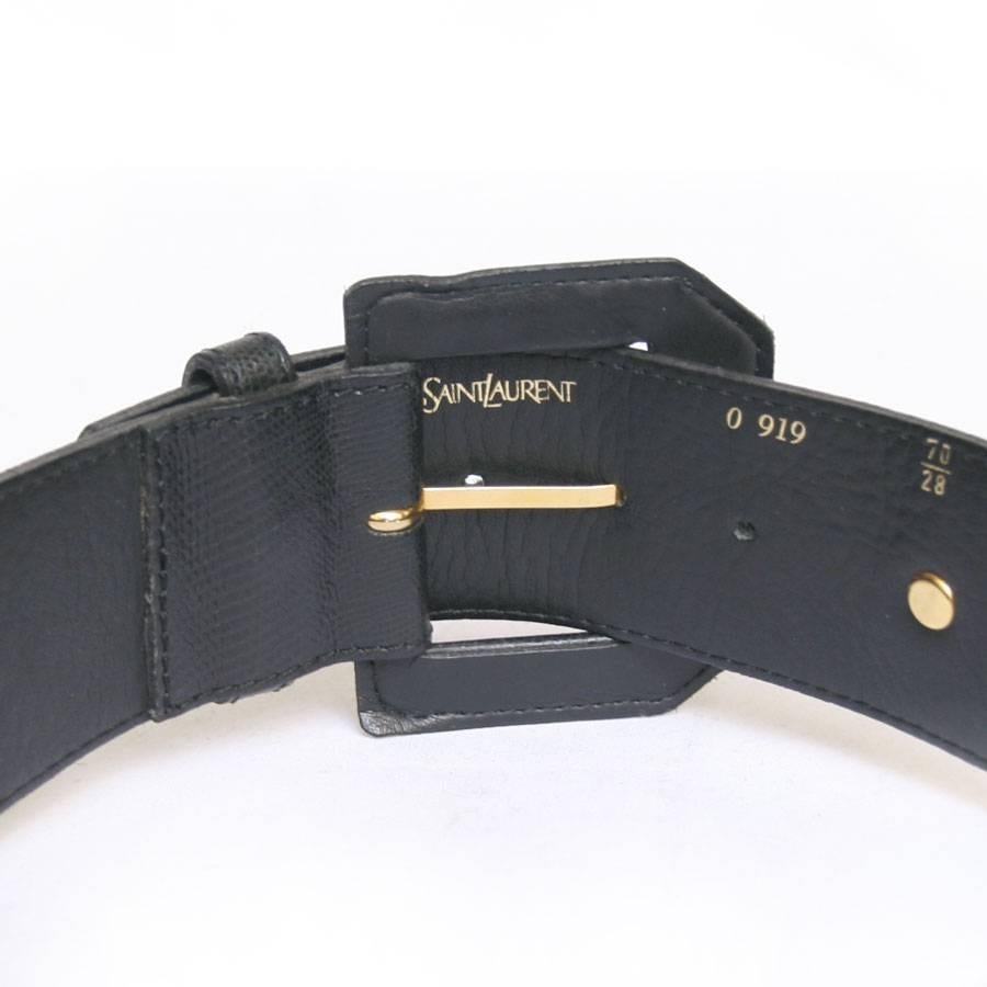 vintage yves saint laurent belt