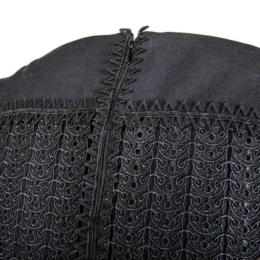 PACO RABANNE - Robe noire en polyester, taille 36FR en vente 1