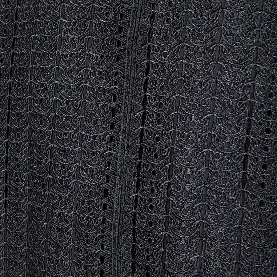 PACO RABANNE - Robe noire en polyester, taille 36FR en vente 2