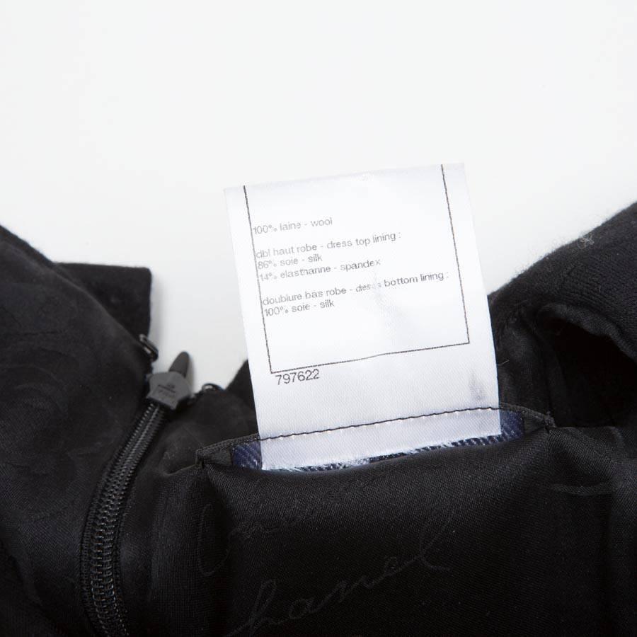 CHANEL Dress in Black Jersey Size 34FR 1