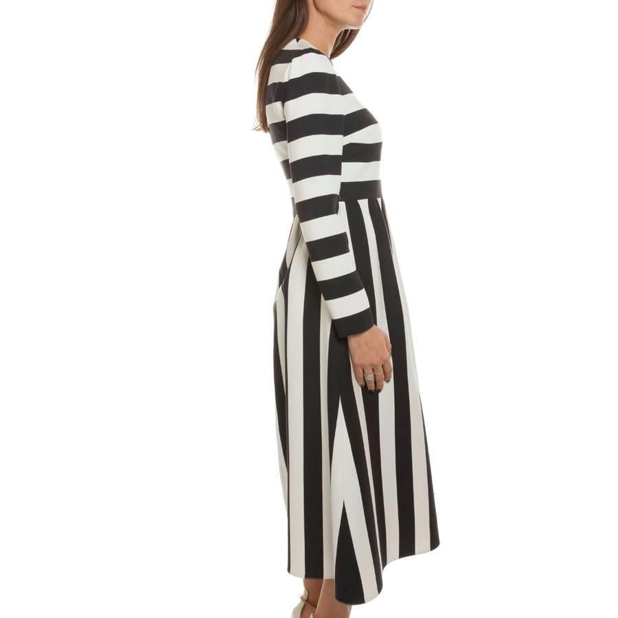 valentino striped dress