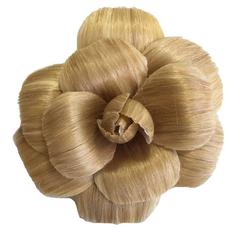 CHANEL Camellia Brooch in Fair Hair