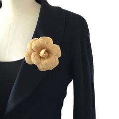CHANEL Camellia Brooch in Fair Hair