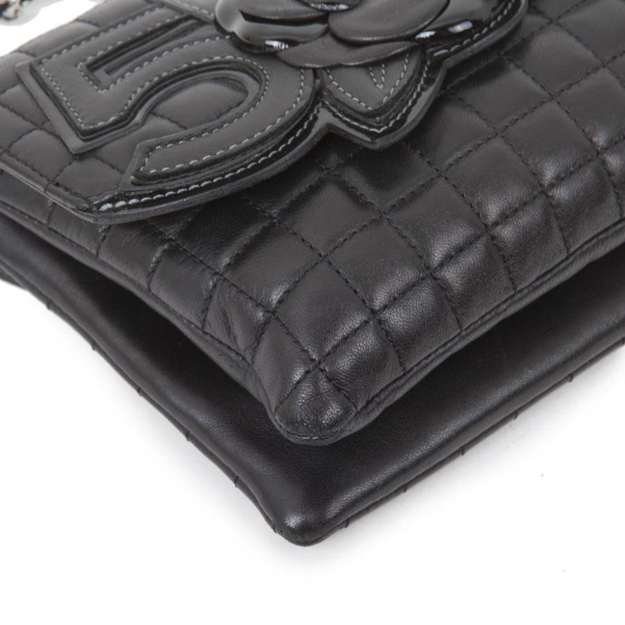 CHANEL Baguette Bag in Black Quilted Lamb Leather 1