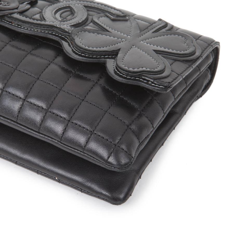 CHANEL Baguette Bag in Black Quilted Lamb Leather 2