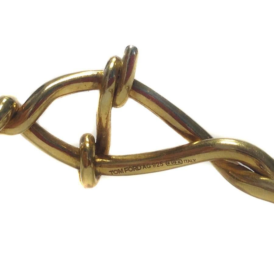 barbed wire gold bracelet