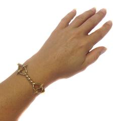 TOM FORD Twisted Bracelet Model 'Barbed Wire' in Vermeil