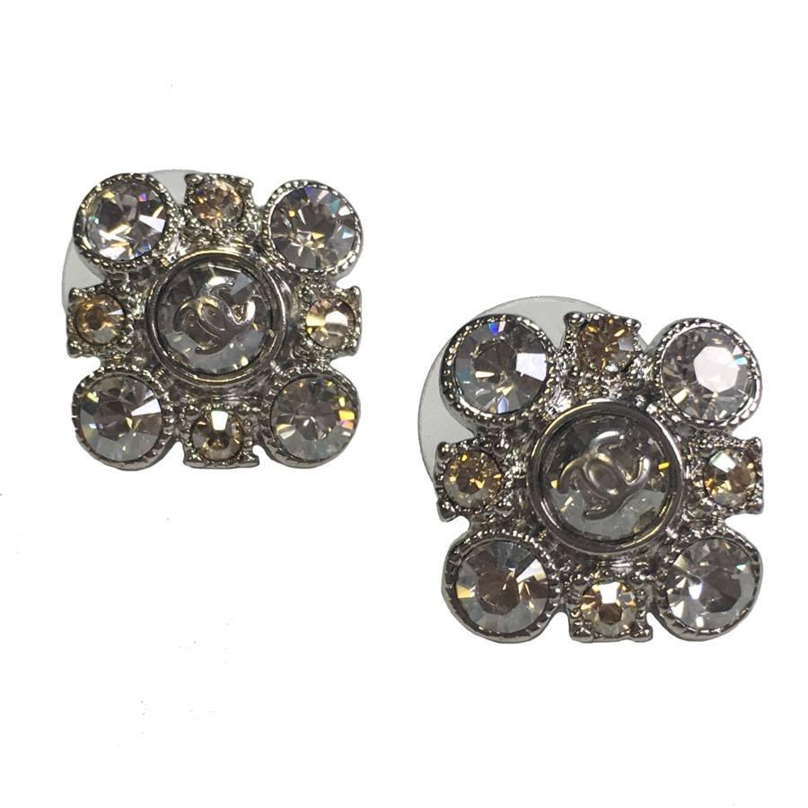 Earrings CHANEL Studs Set with Brilliants