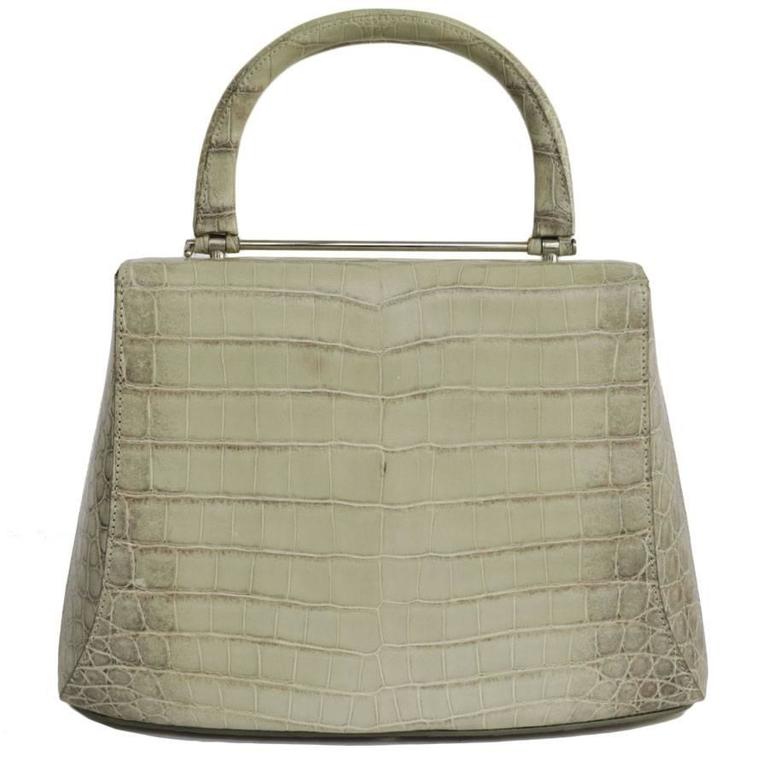 ASPREY Water Green and Light Brown Crocodile Bag For Sale at 1stDibs |  asprey bags, asprey bags sale, asprey crocodile handbag