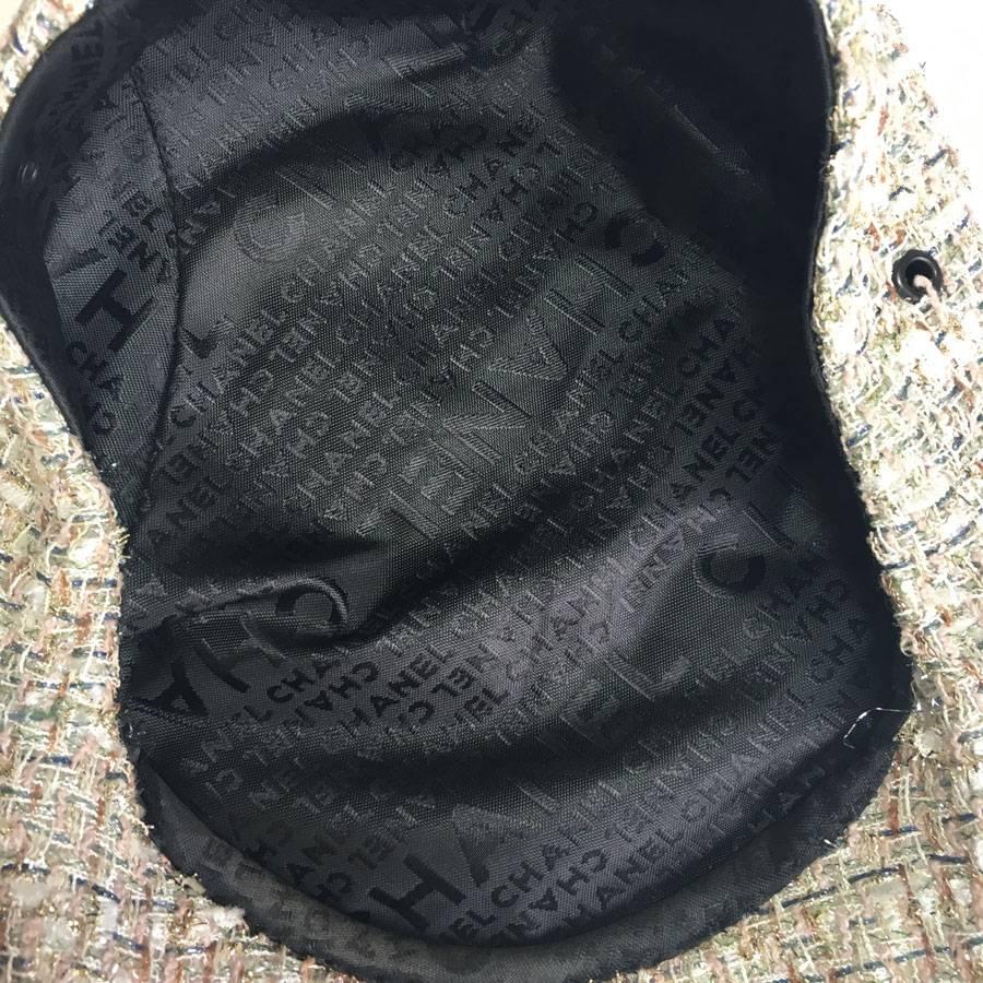 CHANEL Cap Size M in Tweed 2