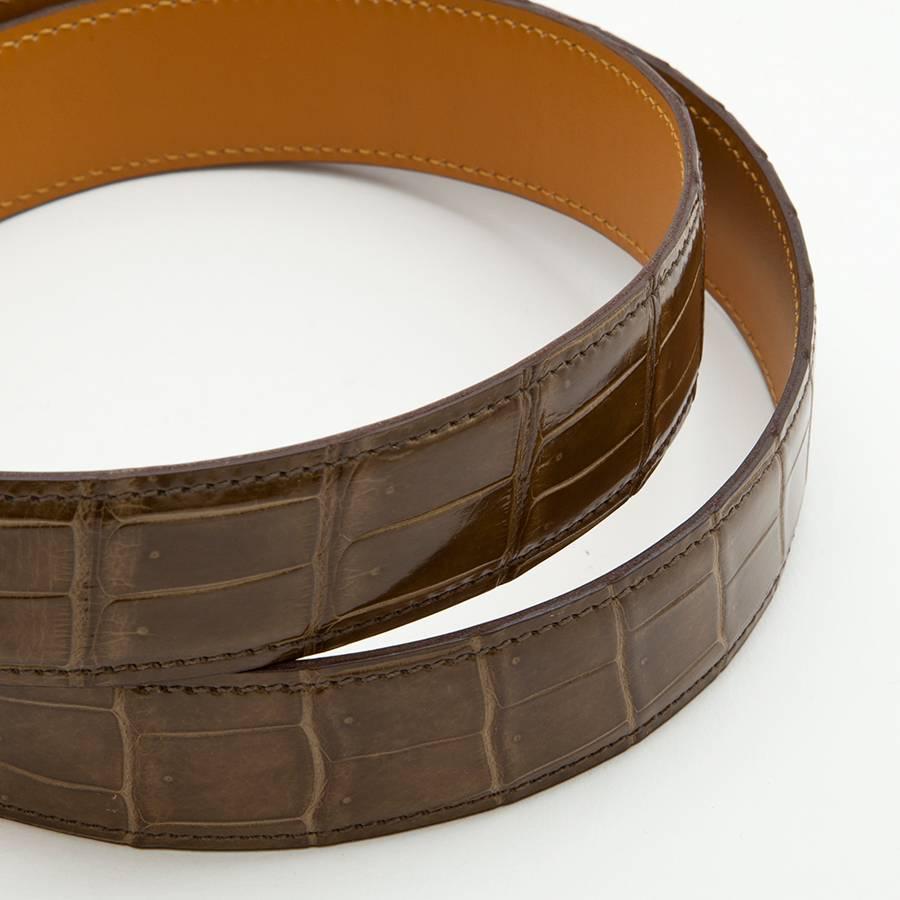 hermes belt crocodile